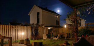 Night, Photography, Netherlands, Moon, Garden